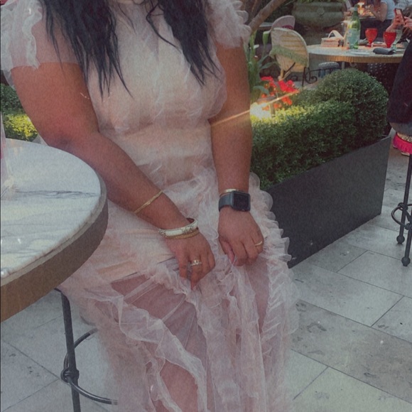 Beautiful Blush Ruffled Romper - Picture 4 of 4